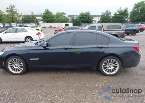 2013 BMW 750I xDrive из США, поврежденный, VIN WBAYB6C50DC998045